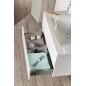 Sapho Wave - Meuble vasque, 800x450x480 mm, 2 tiroirs, blanc WA080-3030 Sapho Wave - Meuble vasque, 800x450x480 mm, 2 tiroirs, blanc WA080-3030