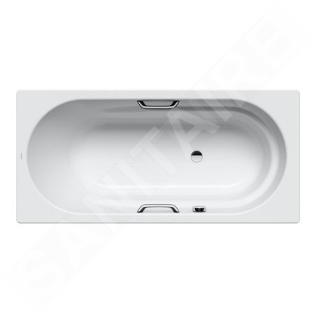 Kaldewei Ambiente - Baignoire Vaio Star 961, 1700x800 mm, avec trous pour poignées, blanc 234100010001