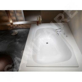 Kaldewei Avantgarde - Baignoire Plaza Duo 190, droite, 1800x1200 mm, Pearl-Effet, blanc 237000013001