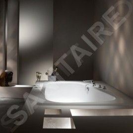 Kaldewei Avantgarde - Baignoire Plaza Duo 190, droite, 1800x1200 mm, Pearl-Effet, blanc 237000013001