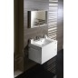 Sapho Wave - Meuble lavabo 800x450x480 mm, 2 tiroirs, blanc/mali wenge WA080-3021 Sapho Wave - Meuble lavabo 800x450x480 mm, 2 tiroirs, blanc/mali wenge WA080-3021