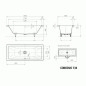 Kaldewei Avantgarde - Baignoire Conoduo 734, 1900x900 mm, blanc 235200010001