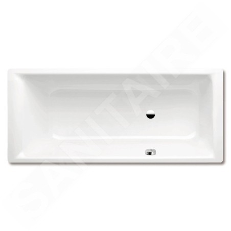 Kaldewei Ambiente - Baignoire rectangulaire Puro Star 694, 1700x800 mm, avec trous pour poignées, antidérapant sur toute la