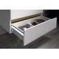 Sapho Odetta - Meuble lavabo, 820x500x435 mm, 2 tiroirs, blanc brillant DT085-3030 Sapho Odetta - Meuble lavabo, 820x500x435 mm, 2 tiroirs, blanc brillant DT085-3030