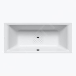 Kaldewei Ambiente - Baignoire rectangulaire Puro Duo 663, 1700x750 mm, antidérapant, effet Perl, blanc 266330003001