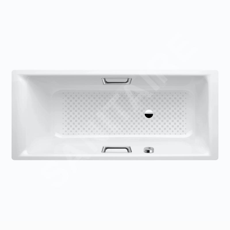 Kaldewei Ambiente - Baignoire rectangulaire Puro Star 699, 1900x900 mm, avec trous pour poignées, trop-plein latéral, Kaldewei Ambiente - Baignoire rectangulaire Puro Star 699, 1900x900 mm, avec trous pour poignées, trop-plein latéral,