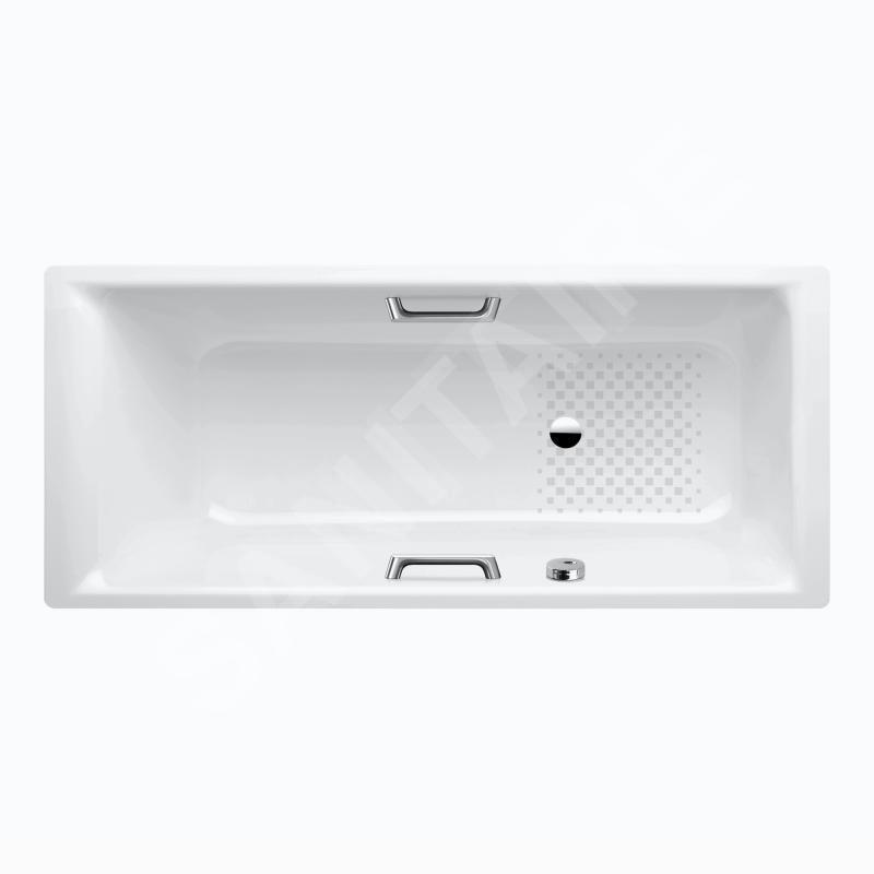 Kaldewei Ambiente - Baignoire rectangulaire Puro Star 699, 1900x900 mm, avec trous pour poignées, trop-plein latéral, Kaldewei Ambiente - Baignoire rectangulaire Puro Star 699, 1900x900 mm, avec trous pour poignées, trop-plein latéral,