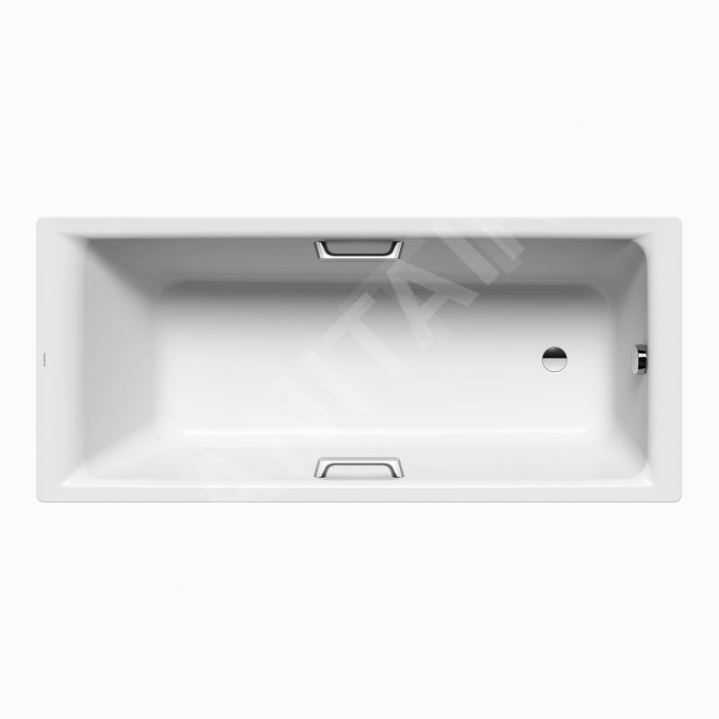 Kaldewei Ambiente - Baignoire rectangulaire Puro Star 698, 1900x900 mm, avec trous pour poignées, effet Perl, blanc 259800013001 Kaldewei Ambiente - Baignoire rectangulaire Puro Star 698, 1900x900 mm, avec trous pour poignées, effet Perl, blanc 259800013001