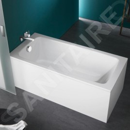 Kaldewei Advantage - Baignoire rectangulaire Cayono 748, 1600x700 mm, antidérapante sur toute la surface, effet Perl, blanc