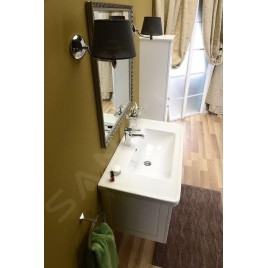 Sapho Violeta - Meuble avec lavabo, 830x520x460 mm, 2 tiroirs, blanc VI090-3131