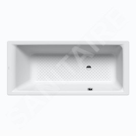 Kaldewei Ambiente - Baignoire rectangulaire Puro 692, 1700x800 mm, antidérapante sur toute la surface, effet Perl, blanc