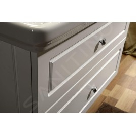 Sapho Violeta - Meuble avec lavabo, 830x520x460 mm, 2 tiroirs, blanc VI090-3131