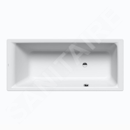 Kaldewei Ambiente - Baignoire rectangulaire Puro 692, 1700x800 mm, antidérapante, effet Perl, blanc 259230003001