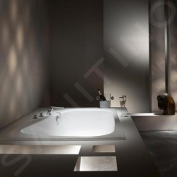 Kaldewei Avantgarde - Baignoire Plaza Duo 192, gauche, 1800x1200/800 mm, Perl-Effect, blanc 237200013001