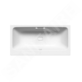 Kaldewei Avantgarde - Baignoire rectangulaire Asymmetric Duo 744, 1900x1000 mm, avec trous pour les poignées, antidérapante,