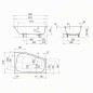Kaldewei Avantgarde - Baignoire Plaza Duo 192, gauche, 1800x1200/800 mm, blanc 237200010001 Kaldewei Avantgarde - Baignoire Plaza Duo 192, gauche, 1800x1200/800 mm, blanc 237200010001