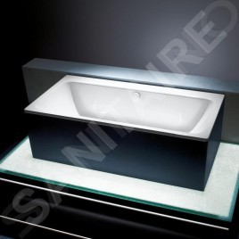 Kaldewei Avantgarde - Baignoire rectangulaire Asymmetric Duo 740, 1700x800 mm, Pearl-Effect, blanc 274000013001