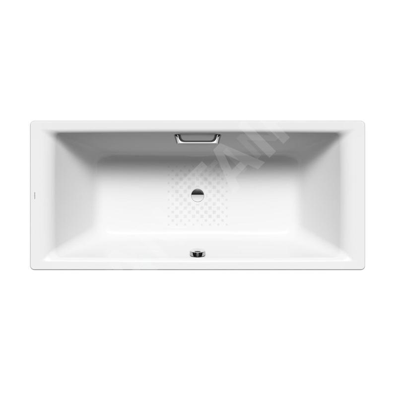 Kaldewei Ambiente - Baignoire rectangulaire Puro Duo 664, 1800x800 mm, avec trous pour les poignées, antidérapante, blanche Kaldewei Ambiente - Baignoire rectangulaire Puro Duo 664, 1800x800 mm, avec trous pour les poignées, antidérapante, blanche
