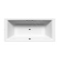 Kaldewei Ambiente - Baignoire rectangulaire Puro Duo 664, 1800x800 mm, avec trous pour les poignées, antidérapante sur toute la