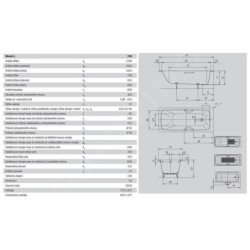 Kaldewei Advantage - Baignoire rectangulaire Cayono 750, 1700x750 mm, antidérapant, effet Perl, blanc 275030003001