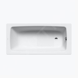Kaldewei Advantage - Baignoire rectangulaire Cayono 749, 1700x700 mm, antidérapante sur toute la surface, effet Perl, blanc