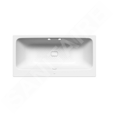 Kaldewei Avantgarde - Baignoire rectangulaire Asymmetric Duo 742, 1800x900 mm, avec trous pour les poignées, antidérapant sur