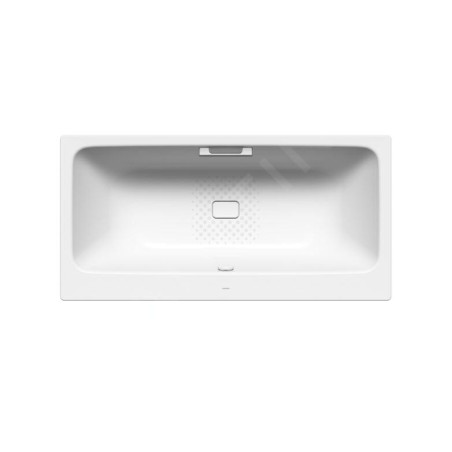 Kaldewei Avantgarde - Baignoire rectangulaire Asymmetric Duo 742, 1800x900 mm, avec trous pour les poignées, antidérapante,