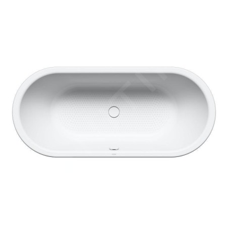 Kaldewei Avantgarde - Baignoire Centro Duo Oval 128, 1800x800 mm, antidérapante sur toute la largeur, effet Perl, blanc