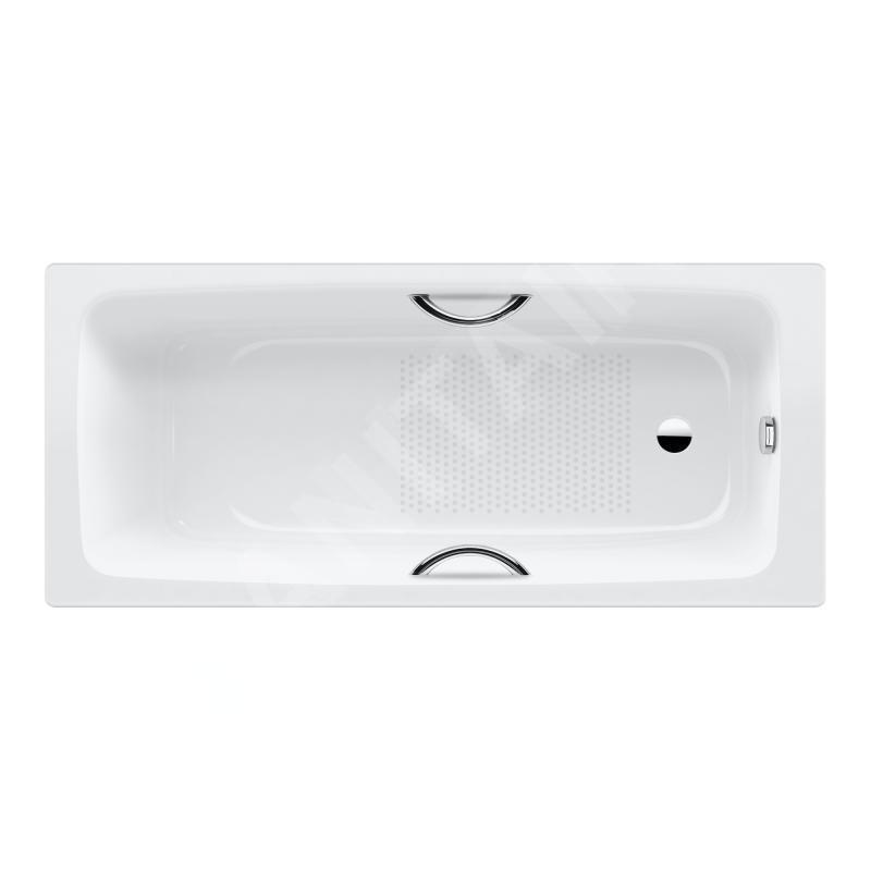 Kaldewei Advantage - Baignoire rectangulaire Cayono Star 757, 1800x800 mm, avec trous pour poignées, antidérapant, blanc Kaldewei Advantage - Baignoire rectangulaire Cayono Star 757, 1800x800 mm, avec trous pour poignées, antidérapant, blanc