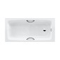 Kaldewei Advantage - Baignoire rectangulaire Cayono Star 754, 1600x700 mm, avec trous pour poignées, antidérapante, blanche Kaldewei Advantage - Baignoire rectangulaire Cayono Star 754, 1600x700 mm, avec trous pour poignées, antidérapante, blanche