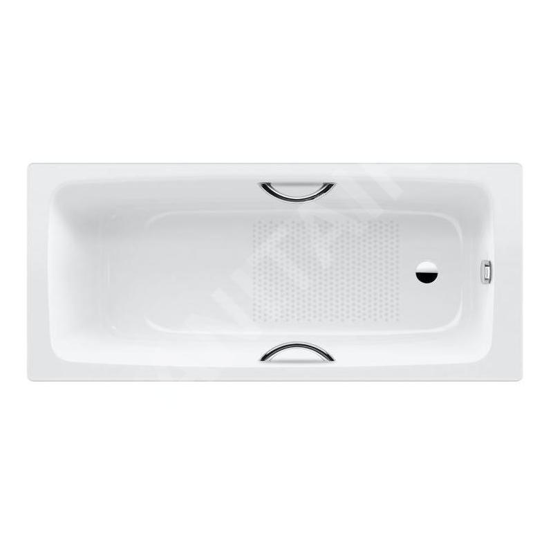 Kaldewei Advantage - Baignoire rectangulaire Cayono Star 755, 1700x700 mm, avec trous pour poignées, antidérapante, effet Perl, Kaldewei Advantage - Baignoire rectangulaire Cayono Star 755, 1700x700 mm, avec trous pour poignées, antidérapante, effet Perl,