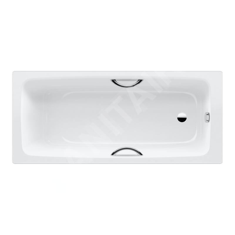 Kaldewei Advantage - Baignoire rectangulaire Cayono Star 755, 1700x700 mm, avec trous pour poignées, blanc 275500010001 Kaldewei Advantage - Baignoire rectangulaire Cayono Star 755, 1700x700 mm, avec trous pour poignées, blanc 275500010001