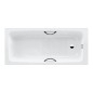 Kaldewei Advantage - Baignoire rectangulaire Cayono Star 756, 1700x750 mm, avec trous pour poignées, antidérapant, effet Perl, Kaldewei Advantage - Baignoire rectangulaire Cayono Star 756, 1700x750 mm, avec trous pour poignées, antidérapant, effet Perl,