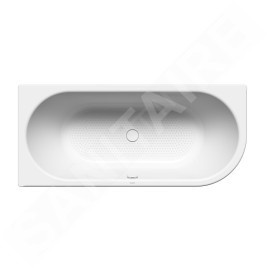 Kaldewei Avantgarde - Centro Duo 1 baignoire droite 130, 1700x750 mm, antidérapant sur toute la largeur, blanc 283034010001