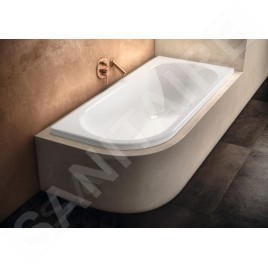 Kaldewei Avantgarde - Baignoire Centro Duo 1 gauche 129, 1700x750 mm, antidérapante sur toute la largeur, effet Perl, blanc