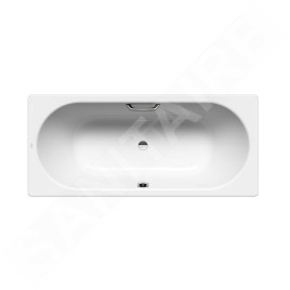 Kaldewei Ambiente - Baignoire rectangulaire Classic Duo 105, 1700x700 mm, trous pour poignées, Perl-Effect, blanc 290510113001