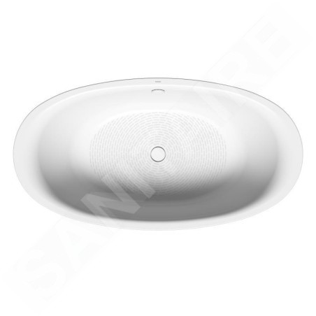 Kaldewei Avantgarde - Baignoire Ellipso Duo Oval 232, 1900x1000 mm, antidérapante sur toute la surface, effet Perl, blanc