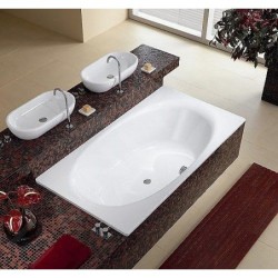 Kaldewei Avantgarde - Baignoire Ellipso Duo 230, 1900x1000 mm, antidérapante sur toute la largeur, blanche 286034010001