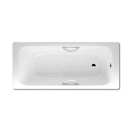 Kaldewei Advantage - Baignoire Cayono Star 753, 1500x700 mm, avec trous pour poignées, antidérapante, blanche 275334010001