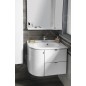 Sapho Pulse - Meuble lavabo d´angle, 750x520x450 mm, version gauche, blanc/anthracite PU076-3034 Sapho Pulse - Meuble lavabo d´angle, 750x520x450 mm, version gauche, blanc/anthracite PU076-3034