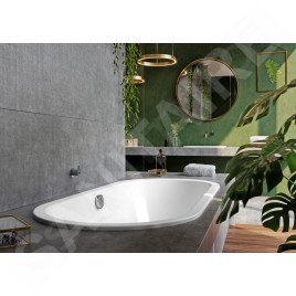 Kaldewei Ambiente - Classic Duo Oval 113, 1700x750 mm, avec trous pour les poignées, antidérapant, blanc 291410220001