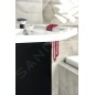 Sapho Composition - Meuble lavabo Zeus, 600x260x450 mm, 1x tiroir, noir ZE070-3535 Sapho Composition - Meuble lavabo Zeus, 600x260x450 mm, 1x tiroir, noir ZE070-3535