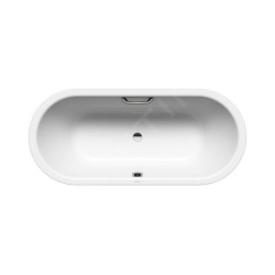 Kaldewei Ambiente - Classic Duo Oval 112, 1600x700 mm, avec trous pour les poignées, blanc 291310110001