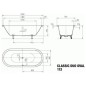 Kaldewei Ambiente - Classic Duo Oval 112, 1600x700 mm, avec trous pour les poignées, blanc 291310110001 Kaldewei Ambiente - Classic Duo Oval 112, 1600x700 mm, avec trous pour les poignées, blanc 291310110001