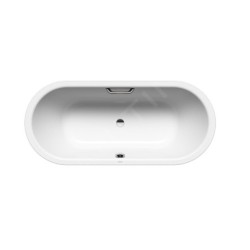 Kaldewei Ambiente - Classic Duo Oval 116, 1700x700 mm, avec trous pour les poignées, blanc 292610110001