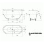 Kaldewei Ambiente - Baignoire ovale Classic Duo 111, 1800x800 mm, avec trous pour les poignées, effet Perl, blanc 291210113001 Kaldewei Ambiente - Baignoire ovale Classic Duo 111, 1800x800 mm, avec trous pour les poignées, effet Perl, blanc 291210113001