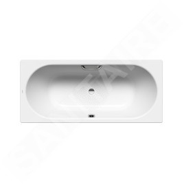 Kaldewei Ambiente - Baignoire rectangulaire Classic Duo 110, 1800x800 mm, avec trous pour les poignées, effet Perl,