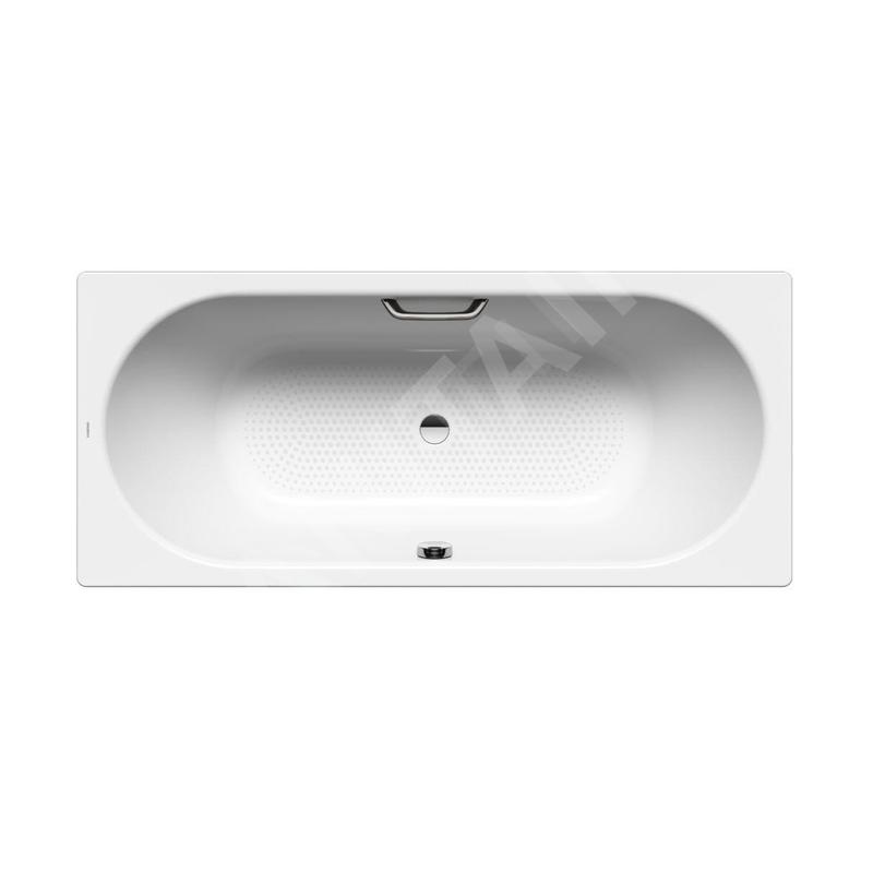 Kaldewei Ambiente - Baignoire rectangulaire Classic Duo 110, 1800x800 mm, avec trous pour les poignées, antidérapante, blanche Kaldewei Ambiente - Baignoire rectangulaire Classic Duo 110, 1800x800 mm, avec trous pour les poignées, antidérapante, blanche