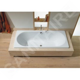 Kaldewei Ambiente - Baignoire rectangulaire Classic Duo 110, 1800x800 mm, blanc 291000010001