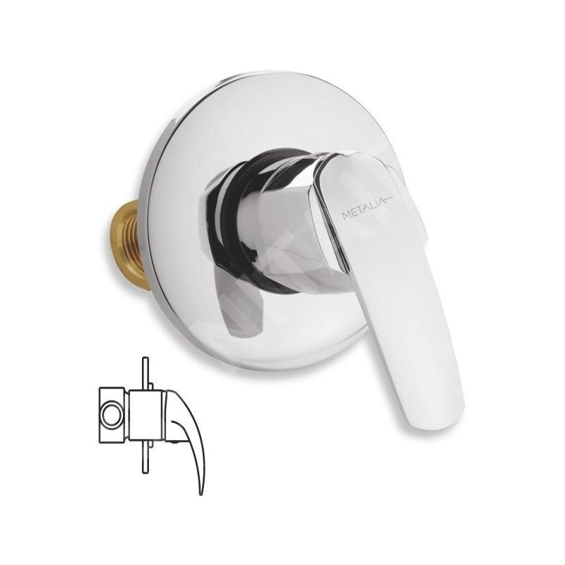 Novaservis Metalia 56 - Robinetterie de douche encastrée, chrome 56050,0 Novaservis Metalia 56 - Robinetterie de douche encastrée, chrome 56050,0